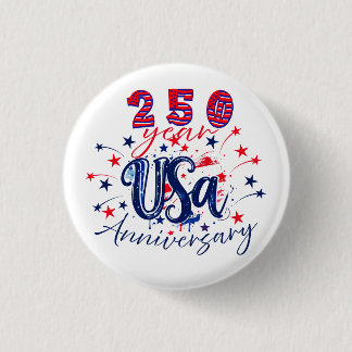 アメリカ合衆国250周年記念パトリオティックグラフィック 缶バッジ