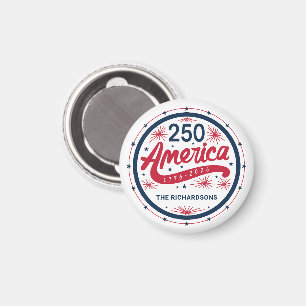 アメリカ合衆国250周年記念 レッド・ホワイト・アンド・ブルー マグネット