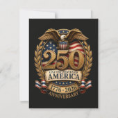 アメリカ合衆国250周年記念 招待状 (正面)