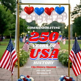 アメリカ合衆国250周年記念:自由と独立 アクリルサイン