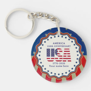 アメリカ合衆国250周年記念 1776–2026 キーホルダー