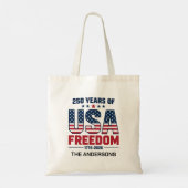アメリカ合衆国250周年記念 1776 2026 トートバッグ (裏面)
