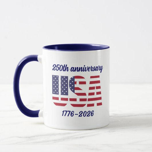 アメリカ合衆国250周年記念 1776–2026 マグカップ (左)