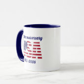 アメリカ合衆国250周年記念 1776–2026 マグカップ (正面左)