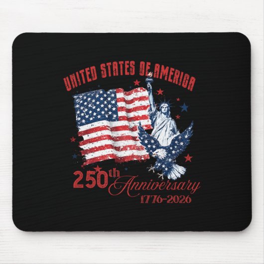 アメリカ合衆国250周年記念 1776-20 マウスパッド (正面)