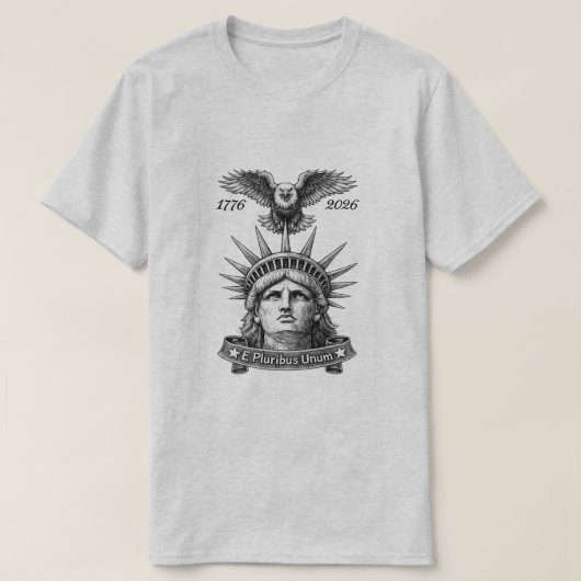 アメリカ合衆国250周年記念 -22b Tシャツ (デザイン正面)