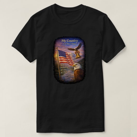 アメリカ合衆国250周年記念 -9 Tシャツ (デザイン正面)