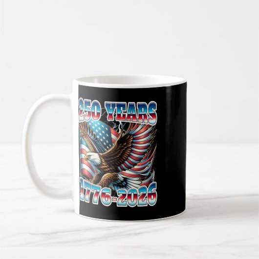 アメリカ合衆国250周年 コーヒーマグカップ (左)