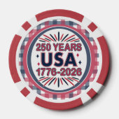 アメリカ合衆国250周年 | 1776–2026 セミクワイセンテニアル ポーカーチップ (裏面)