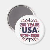 アメリカ合衆国250周年 | 1776–2026 セミクワイセンテニアル マグネット (正面/裏面)
