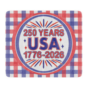 アメリカ合衆国250周年 1776–2026 セミクワインセンテニアル カッティングボード