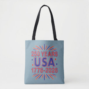 アメリカ合衆国250周年 1776–2026 セミクワインセンテニアル トートバッグ