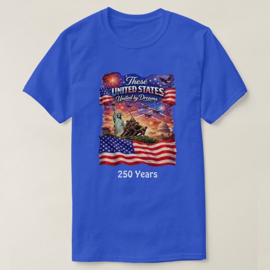 アメリカ合衆国250周年 -2 Tシャツ (デザイン正面)