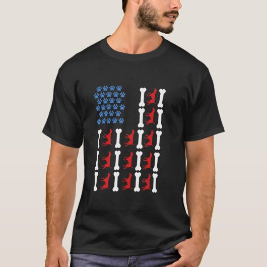アメリカ合衆国4日Oドイツ国旗 Tシャツ (正面)