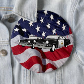 アメリカ合衆国59ヴィンテージパトカー 缶バッジ (インサイチュ)