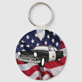 アメリカ合衆国59年のヴィンテージポリスカー キーホルダー