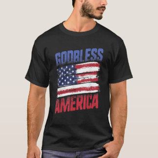 アメリカ合衆国7月4日God Bless America米国国旗Patriotic C Tシャツ