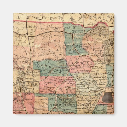 アメリカ合衆国8 マグネット (正面)