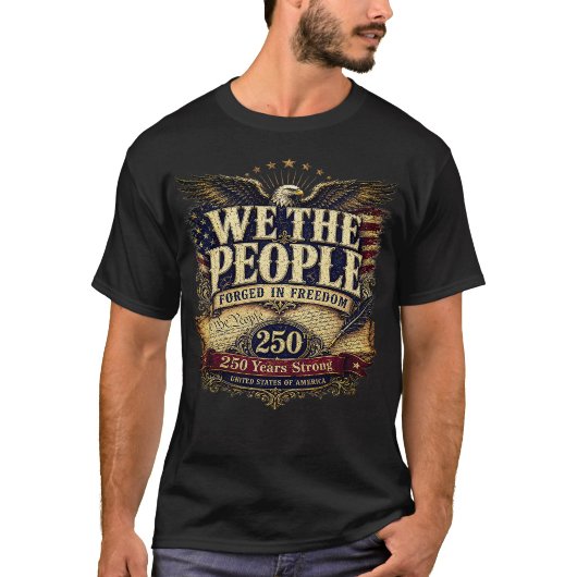 アメリカ合衆国 われら人民 アメリカ独立250周年 Tシャツ