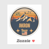アメリカ合衆国 アイオワ州 アクロン シール (シート)