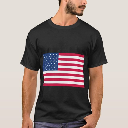 アメリカ合衆国 アメリカ国旗 Tシャツ (正面)