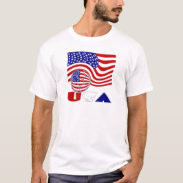アメリカ合衆国 アメリカ 国旗 サッカー ボール Tシャツ