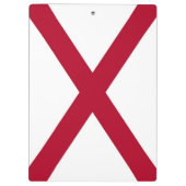 アメリカ合衆国,アラバマ州旗を持つ愛国的なクリップボード クリップボード (裏面)