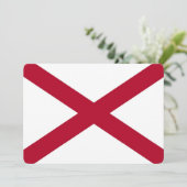 アメリカ合衆国,アラバマ州旗を持つ愛国的な招待状 招待状 (スタンド正面)