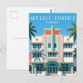 アメリカ合衆国 アールデコ歴史地区 ポストカード (正面/裏面)
