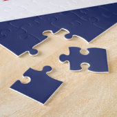 アメリカ合衆国 – イギリス連合国旗 ジグソーパズル (側面)