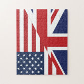 アメリカ合衆国 – イギリス連合国旗 ジグソーパズル (縦)