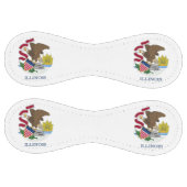 アメリカ合衆国，イリノイ州の旗を持つ愛国的ソフトボール ソフトボール (パネル)