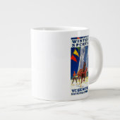 アメリカ合衆国,ウィンタースポーツアットヨセミテポスターヨセミテ ジャンボコーヒーマグカップ (正面右)