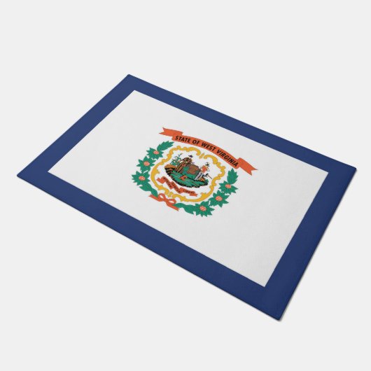 アメリカ合衆国，ウェストバージニア州の州旗 ドアマット (アングル)