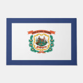 アメリカ合衆国，ウェストバージニア州の州旗 ドアマット (正面)