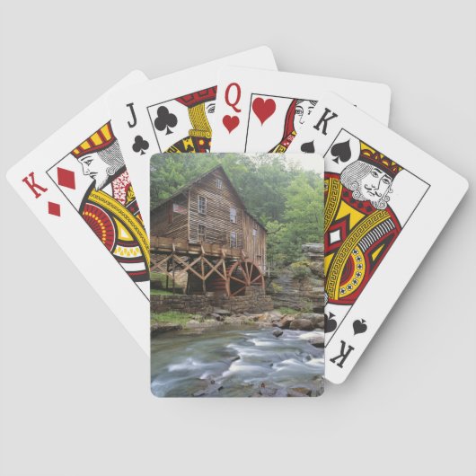 アメリカ合衆国、ウェストバージニア、バブコックSP.グレー素朴ド トランプ (裏面)