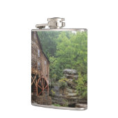 アメリカ合衆国、ウェストバージニア、バブコックSP.グレー素朴ド フラスク (左)