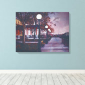 アメリカ合衆国，エリス島，自由のポートレート キャンバスプリント (インサイチュ (ウッドフロア))