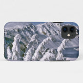 アメリカ合衆国 オレゴン州 クレーター・レイク国立公園 雪にたわむ木々 Case-Mate iPhoneケース (裏面(横))