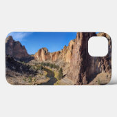 アメリカ合衆国 オレゴン州 スミス・ロック州立公園 Case-Mate iPhoneケース (裏面 (横))