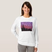 アメリカ合衆国 オレゴン州 スリーシスターズ原生地域 鮮やかな Tシャツ (正面フル)