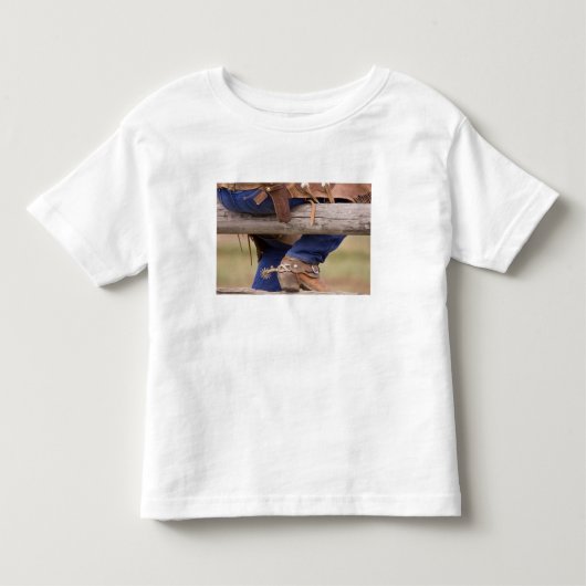 アメリカ合衆国 オレゴン州 セネカ ポンデローサ牧場 カウボーイ トドラーTシャツ (正面)