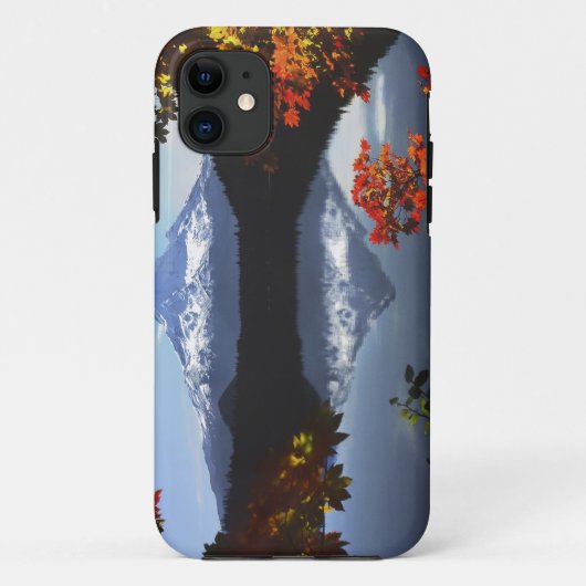 アメリカ合衆国, オレゴン州, フッド山国有林 Case-Mate iPhoneケース (裏面)