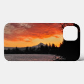 アメリカ合衆国 オレゴン州 ブルーレイクとフッド山の日の出 Case-Mate iPhoneケース (裏面 (横))