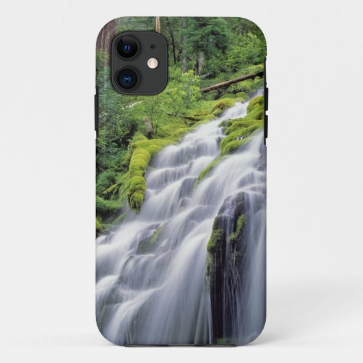 アメリカ合衆国、オレゴン州、プロキシフォールズ。プロキシフォールズの急流 Case-Mate iPhoneケース (裏面)