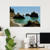 アメリカ合衆国,オレゴン州,ボーダーマン州パーク,シークレットビーチ ポスター (ホームオフィス)