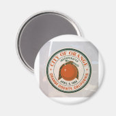 アメリカ合衆国，オレンジ郡 マグネット (正面/裏面)