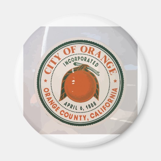 アメリカ合衆国，オレンジ郡 マグネット (正面)