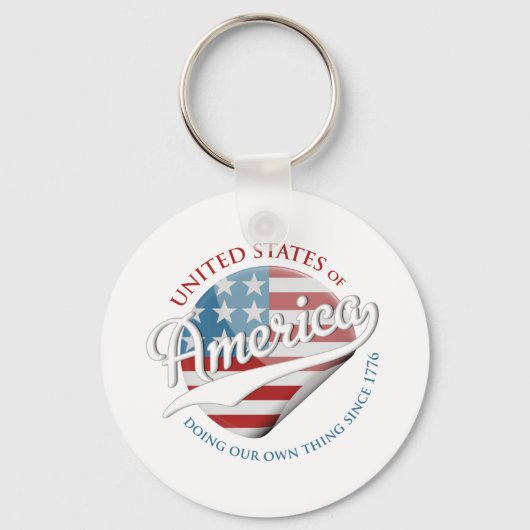 アメリカ合衆国 キーホルダー (正面)