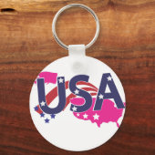 アメリカ合衆国 キーホルダー (正面)